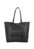 Everyday Tote, &pound;395, Handbags, Black, Leather, Front view